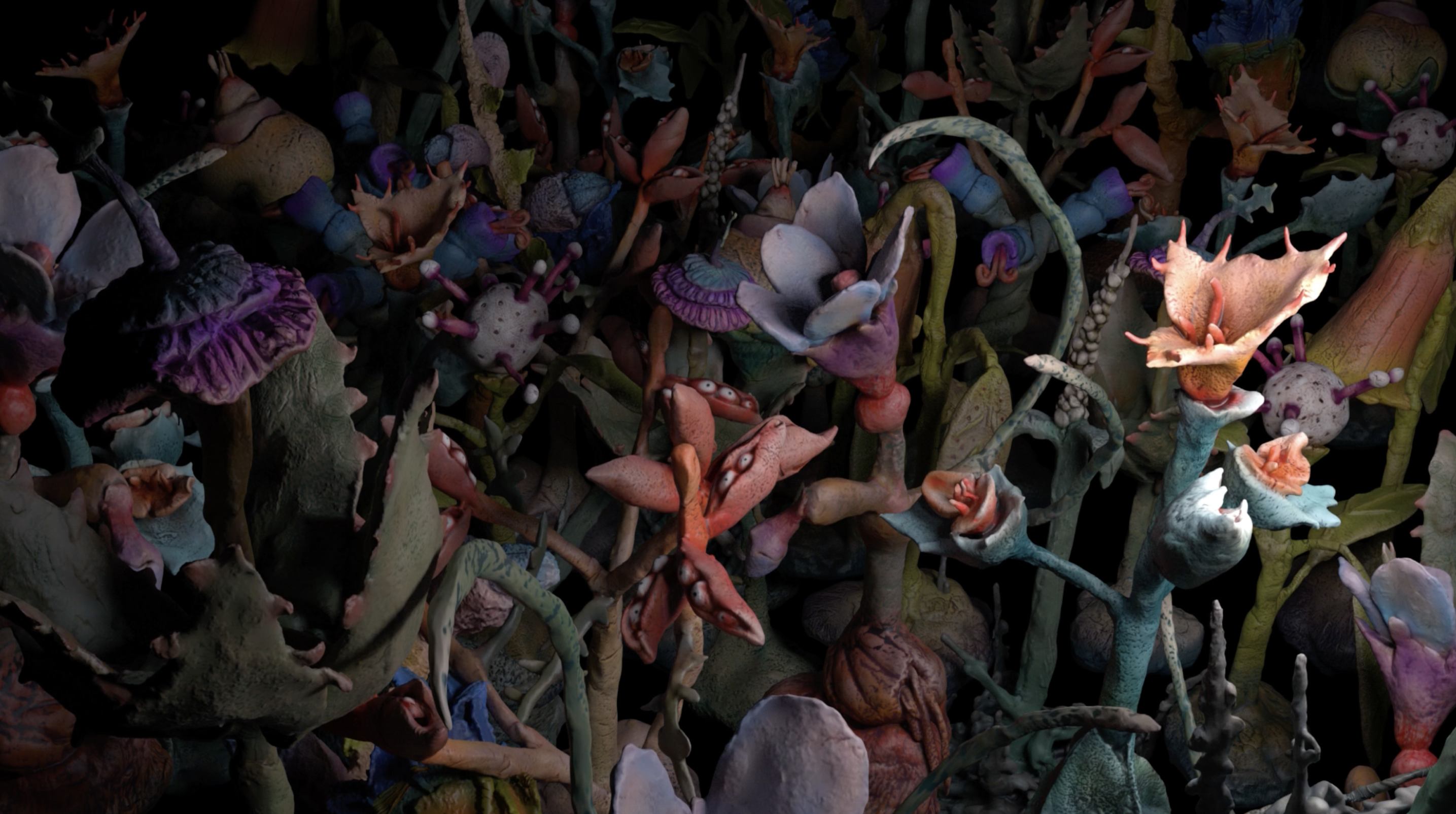 Essay on Oneiric Flora_3D animation_2020 by Daniel Godínez Nivón